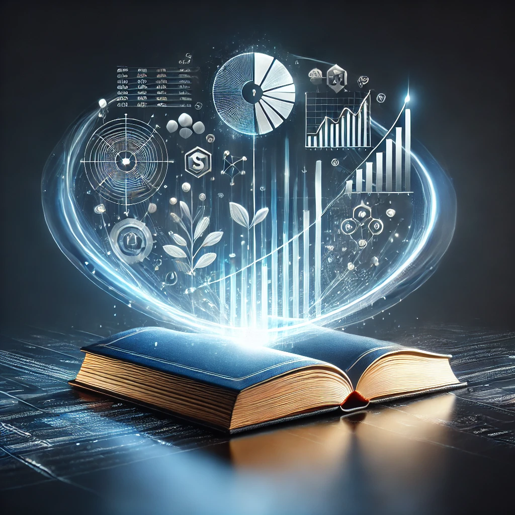 DALL·E 2025-02-23 22.51.10 - A professional, modern, and sleek image representing exclusive financial knowledge. The image should feature an abstract concept of financial growth,