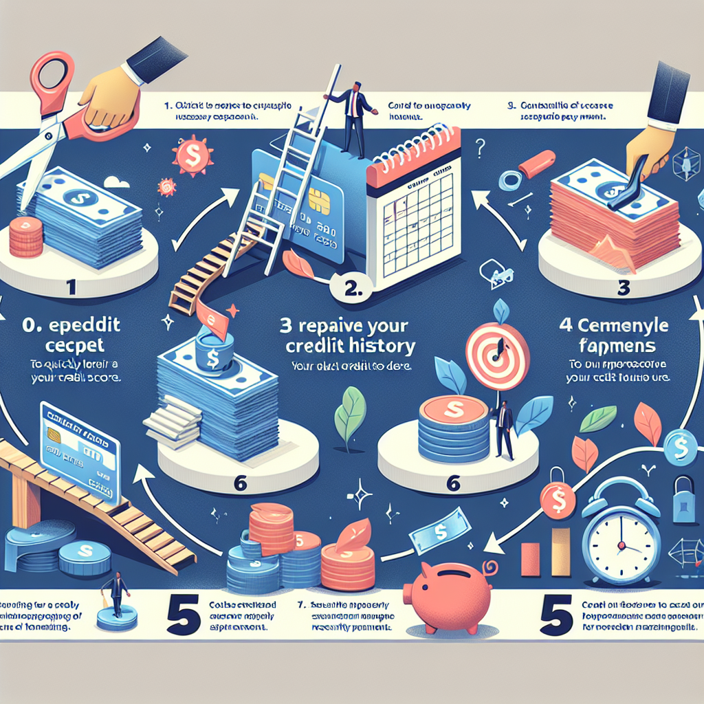 5 estrategias efectivas para reparar tu historial crediticio rápidamente