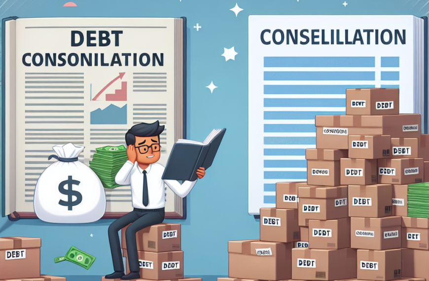 Consolidación de deudas: ¿Qué es y cómo puede ayudarte a salir de deudas más rápido?