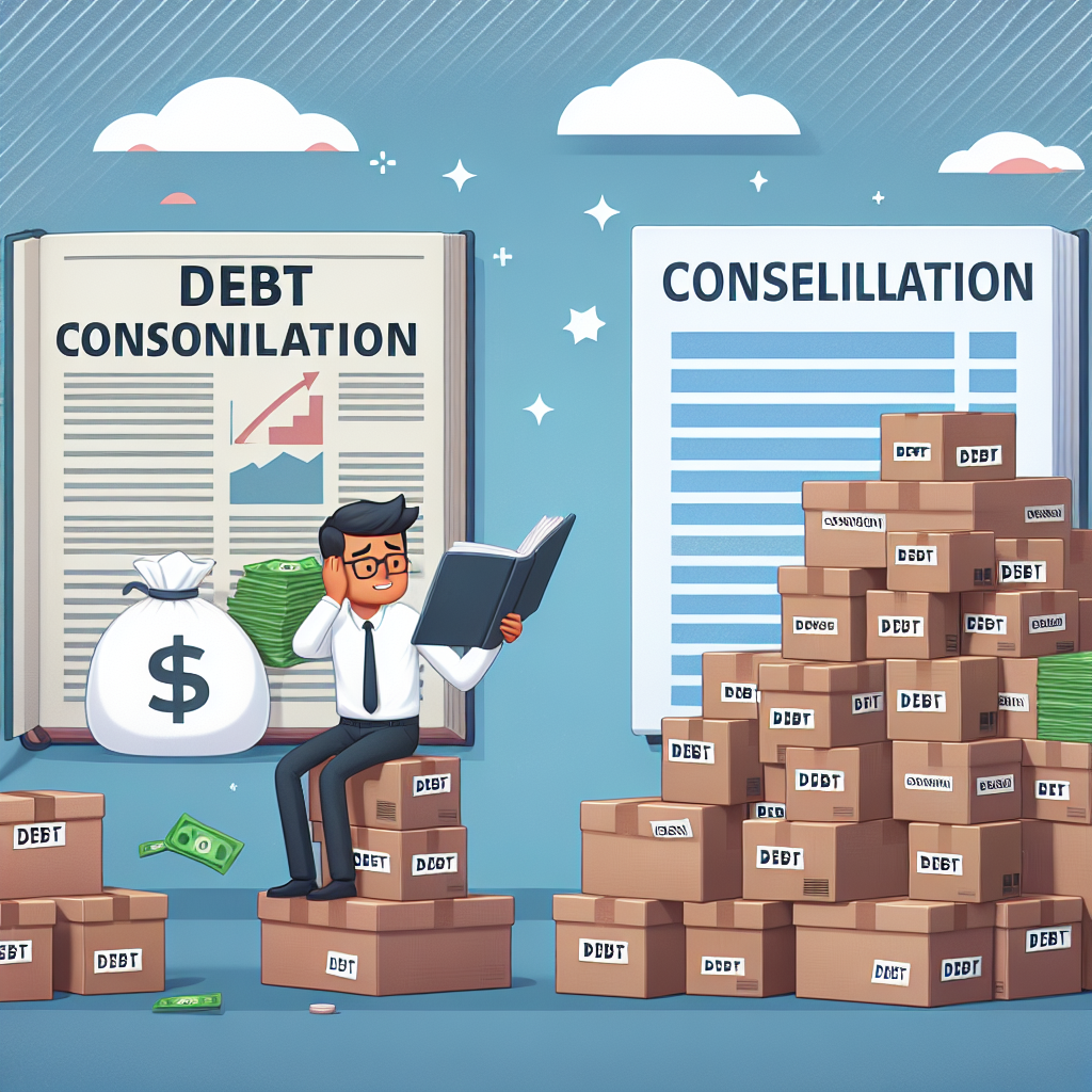 Consolidación de deudas: ¿Qué es y cómo puede ayudarte a salir de deudas más rápido?