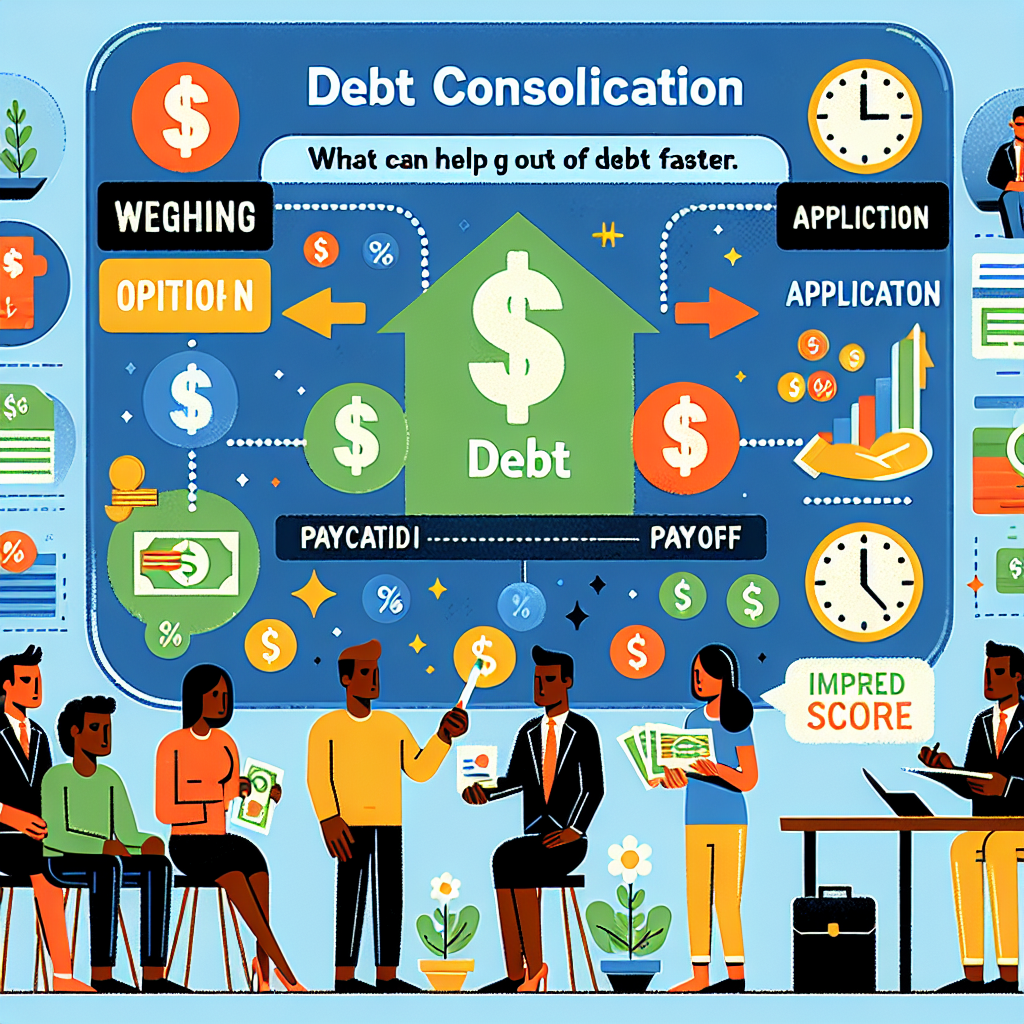 Consolidación de deudas: ¿Qué es y cómo puede ayudarte a salir de deudas más rápido?