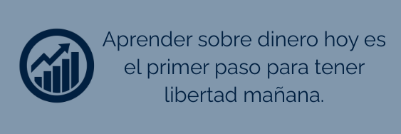 Frase inspiradora sobre educación financiera y libertad económica en el blog de artículos de FWDCorporation